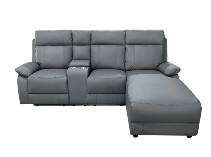 Serenova Grey Recliner L Shape Corner Sofa