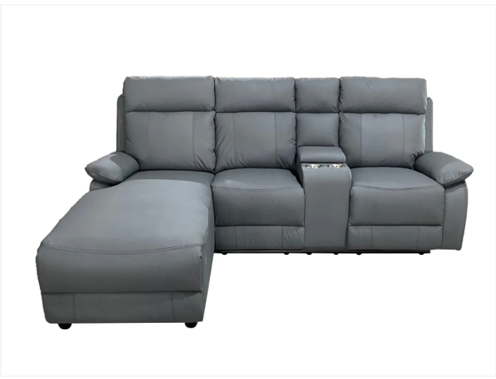 Serenova Grey Recliner L Shape Corner Sofa