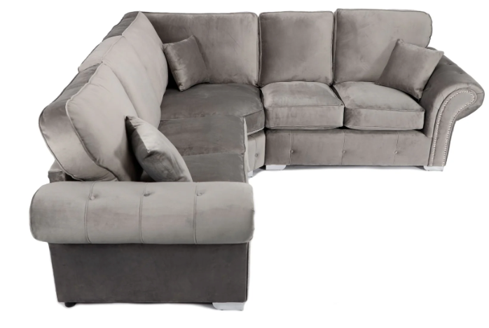 Oakland Large Corner 2C2 Sofa Plush Grey