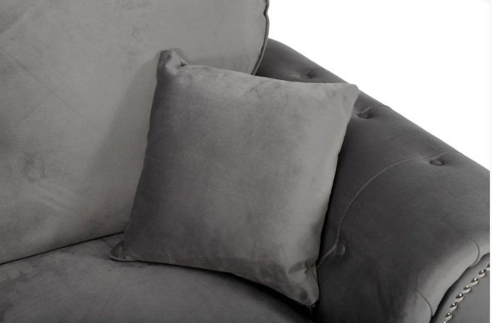 Oakland Large Corner 2C2 Sofa Plush Grey
