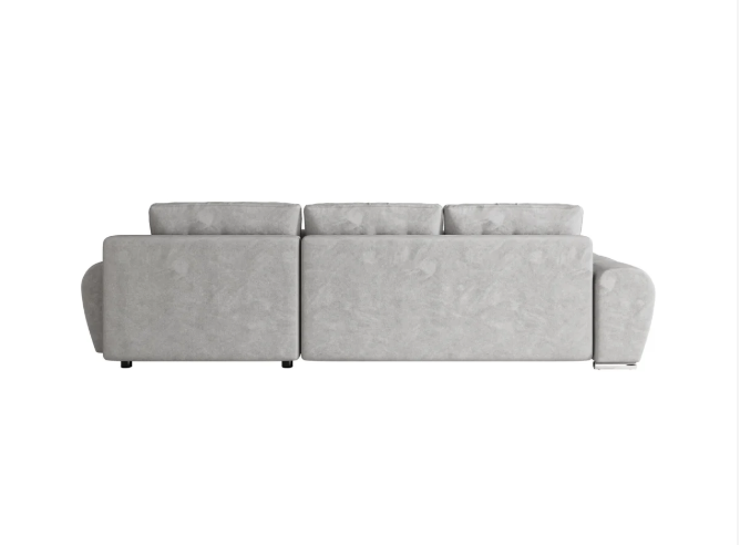 Gebba Corner Sofa Bed with Storage, Grey or Cream