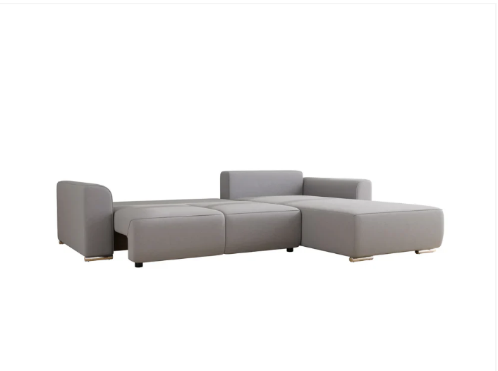 Gusto Corner Sofa Bed Grey or Beige