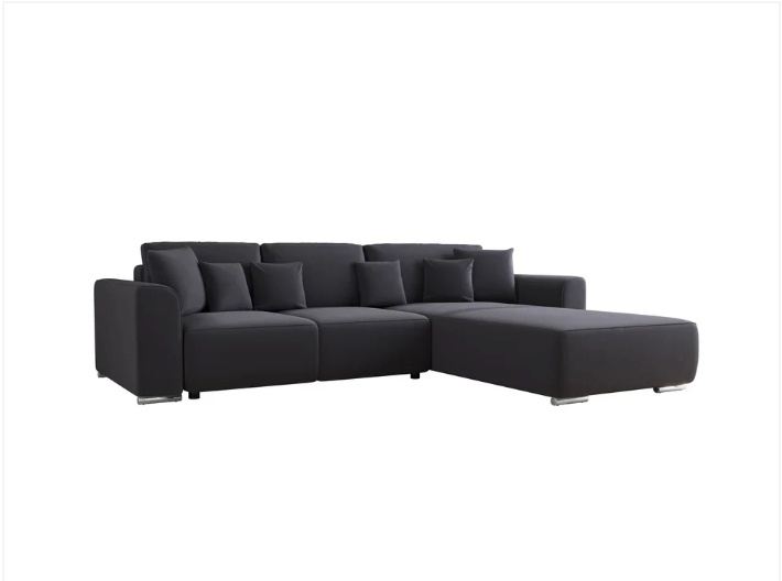 Gusto Corner Sofa Bed Grey or Beige