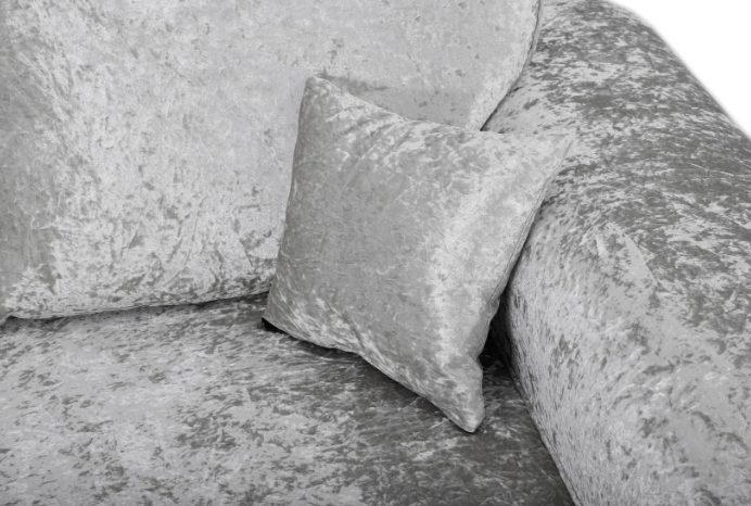 Tangent Large Corner 2C2 Sofa Silver Shimmer