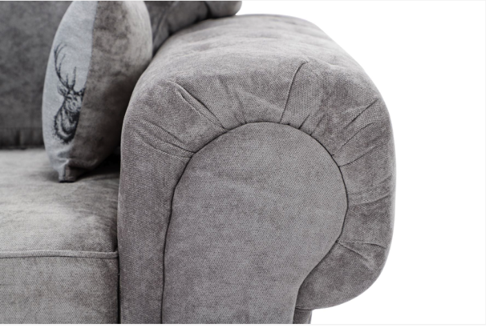 Verona Scatter Back Large Corner Sofa Bed Grey