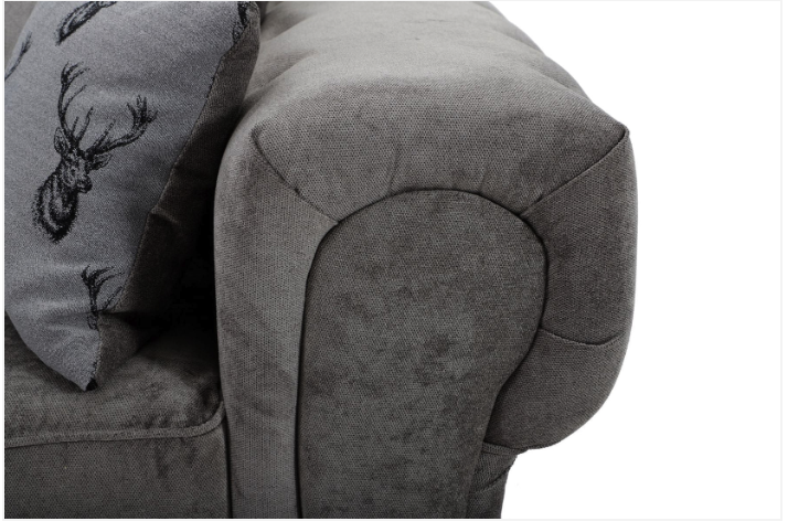 Verona Scatter Back Large Corner Sofa Bed Grey