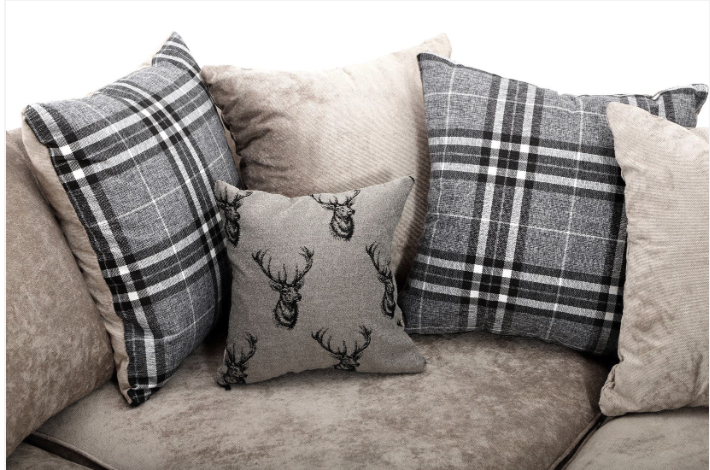 Verona Scatter Back 2C2 Corner Sofa in Mink