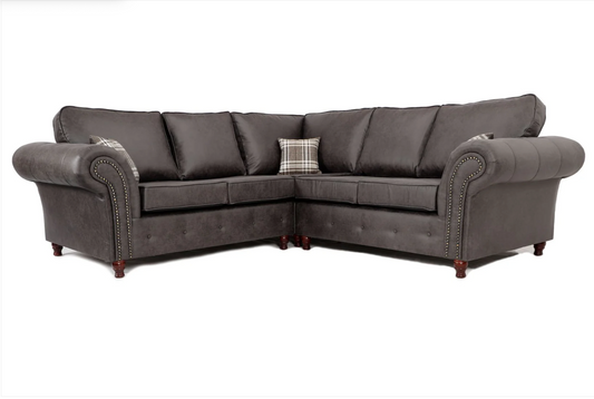 Oakland Large Corner 2C2 Sofa Charcoal