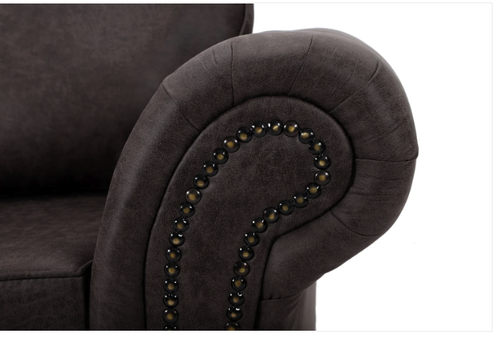 Oakland Large Corner 2C2 Sofa Charcoal