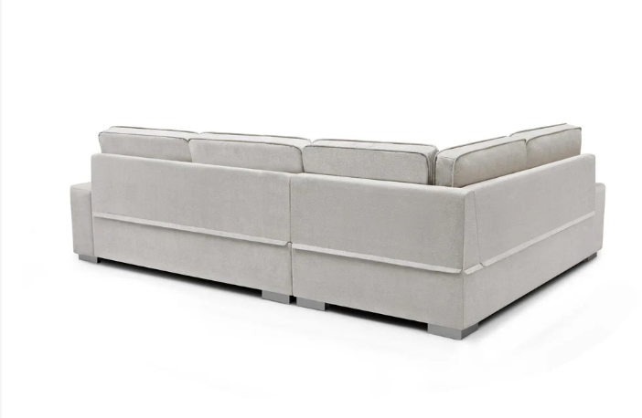 Ascot Left Hand Corner Sofa - Linen Cream