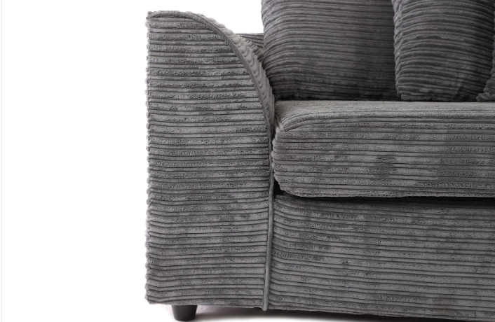 Byron RH Corner Sofa Grey Cord
