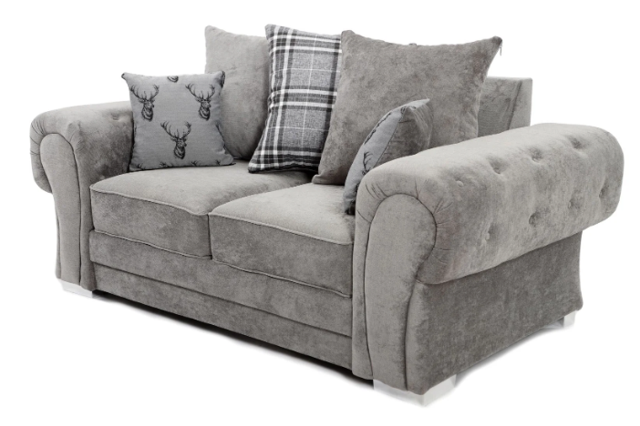 Verona Scatter Back 3+2 Seater Sofa Set Grey
