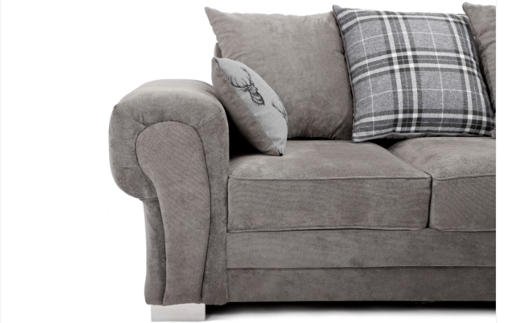 Verona Scatter Back 3+2 Seater Sofa Set Grey