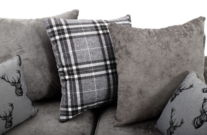 Verona Scatter Back 3+2 Seater Sofa Set Grey