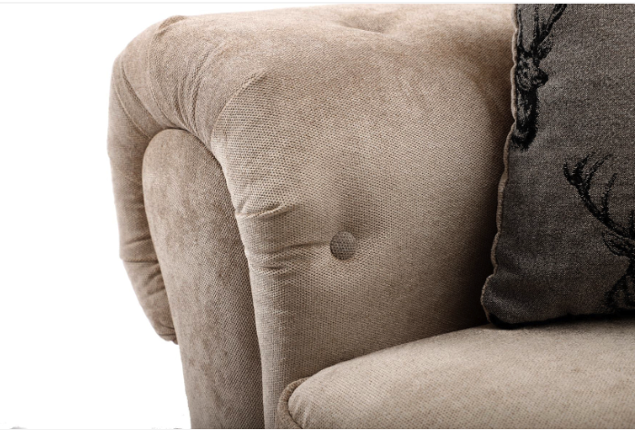 Verona Scatter Back 3 Seater Sofa Mink
