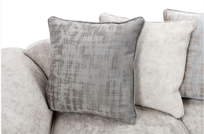 Cambridge Scatter Back 3 Seater Sofa Alaska Silver