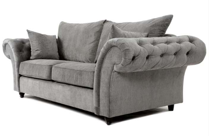 Windsor Full Back 3 Seater Sofa Grey