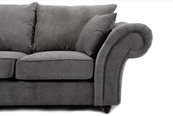 Windsor Full Back 3 Seater Sofa Grey