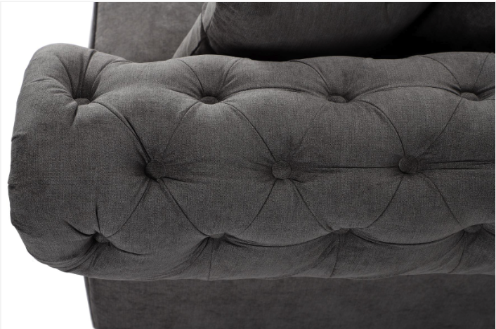 Windsor Full Back 3 Seater Sofa Grey