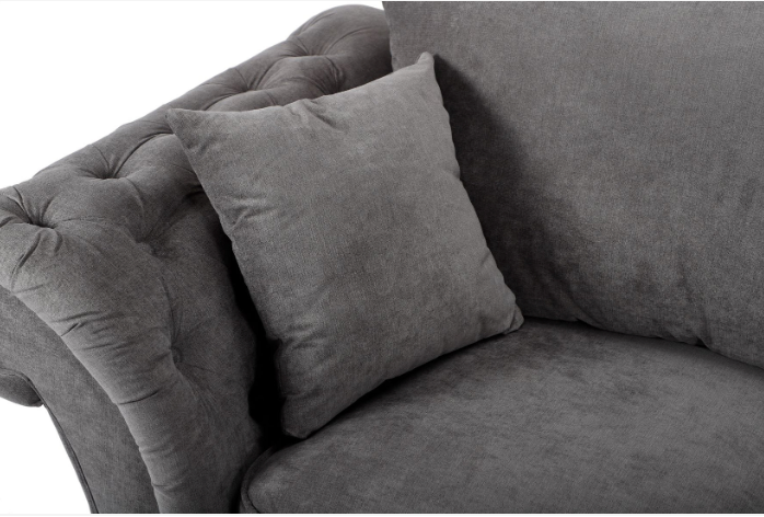 Windsor Full Back 3 Seater Sofa Grey