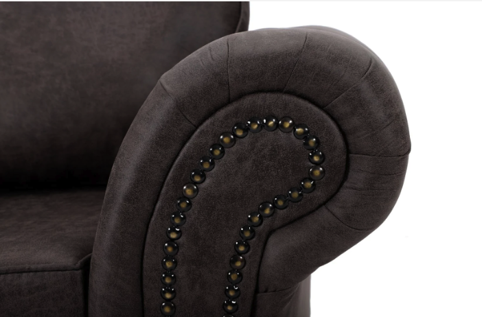 Oakland 3 Seater Sofa Charcoal