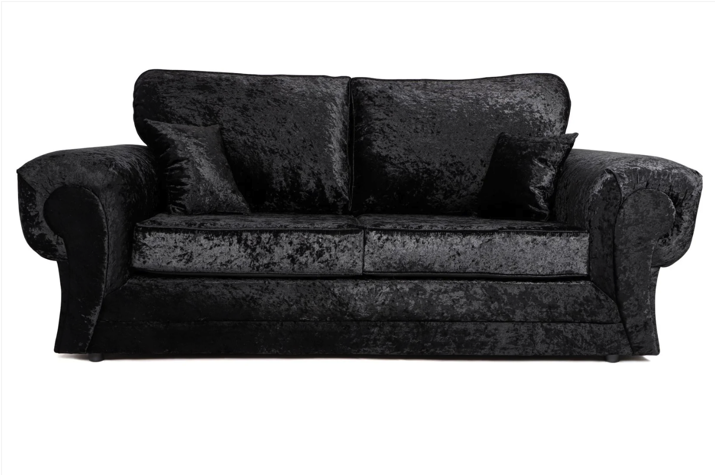Tangent 3 Seater Sofa Black Shimmer