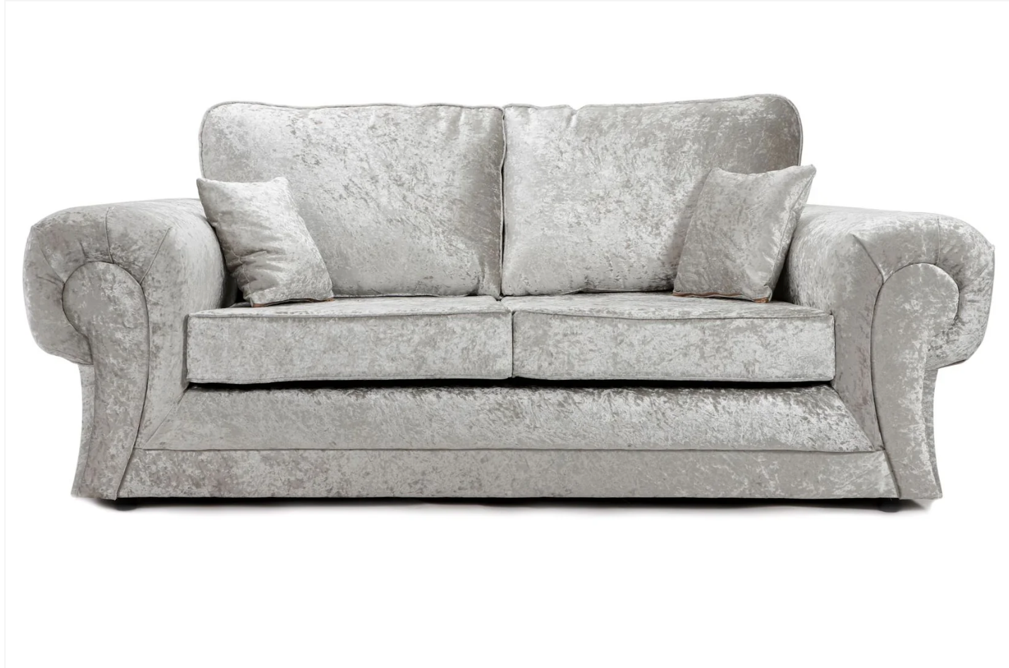 Tangent 3 Seater Sofa Silver Shimmer