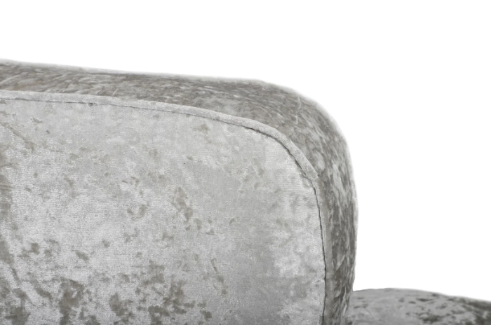 Tangent 3 Seater Sofa Silver Shimmer