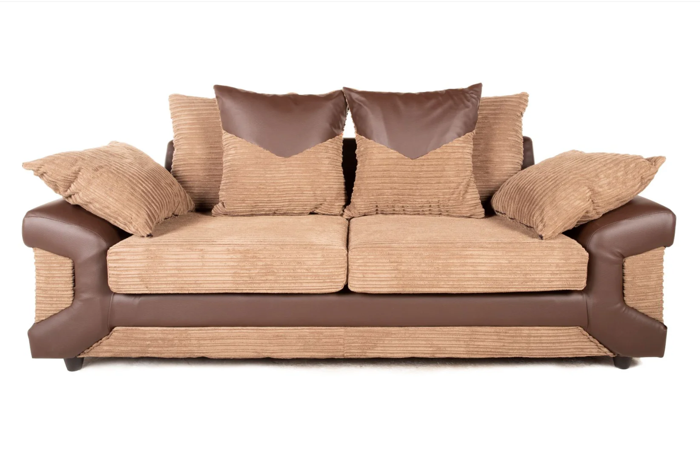 Dino 3 Seater Sofa Brown/Mocha Cord