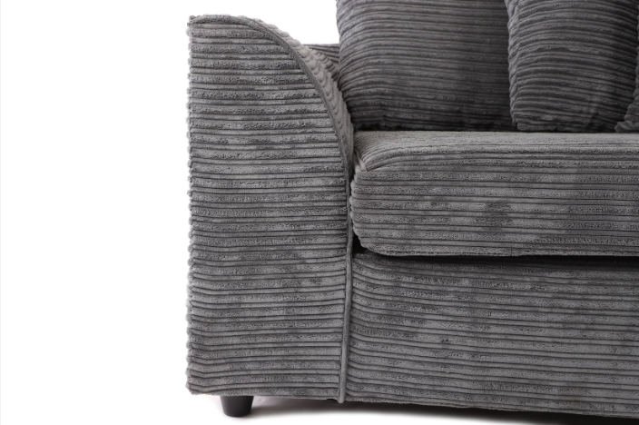 Byron 3 Seater Sofa Grey Cord
