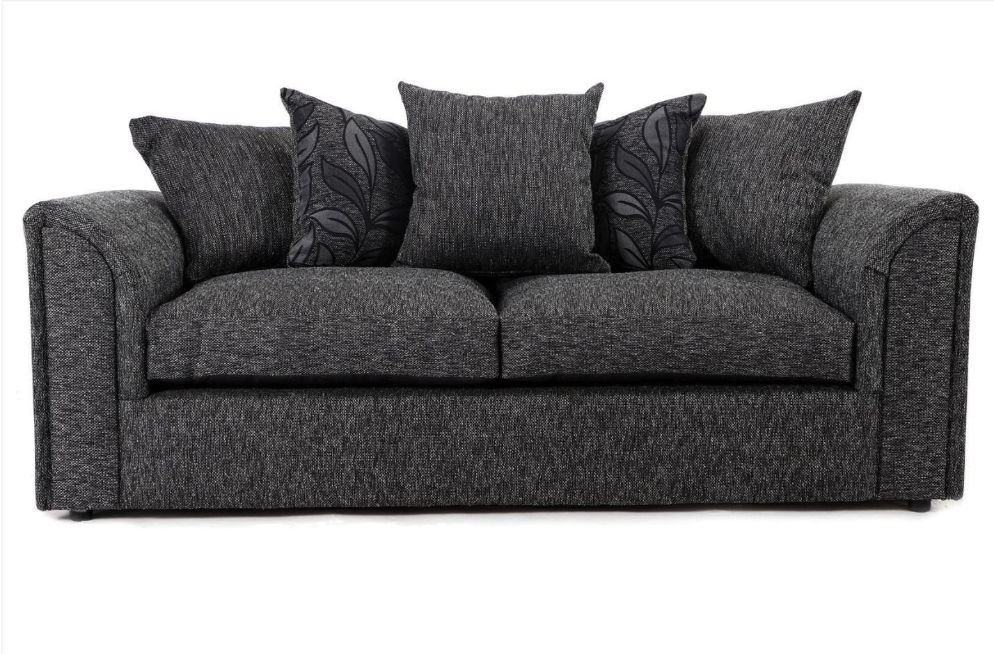 Byron 3 Seater Dundee Black