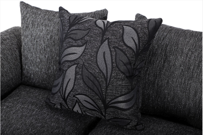 Byron 3 Seater Dundee Black