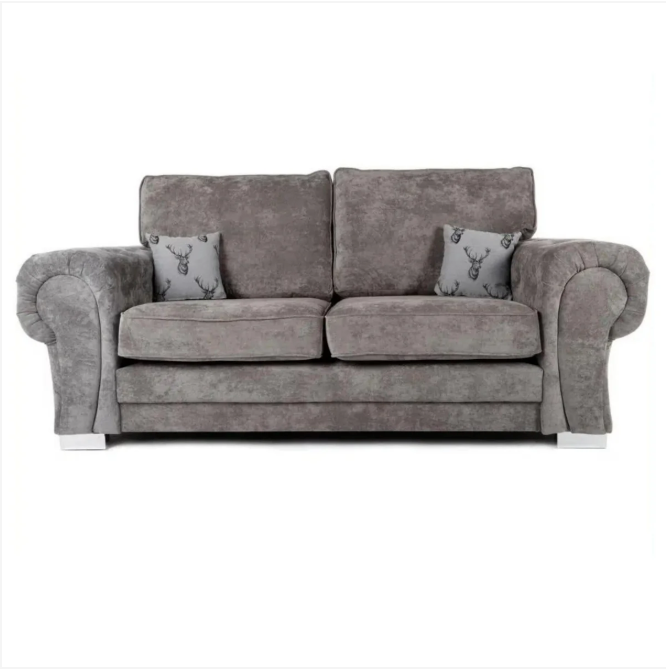 Verona Full Back 2 Seater Sofa Grey