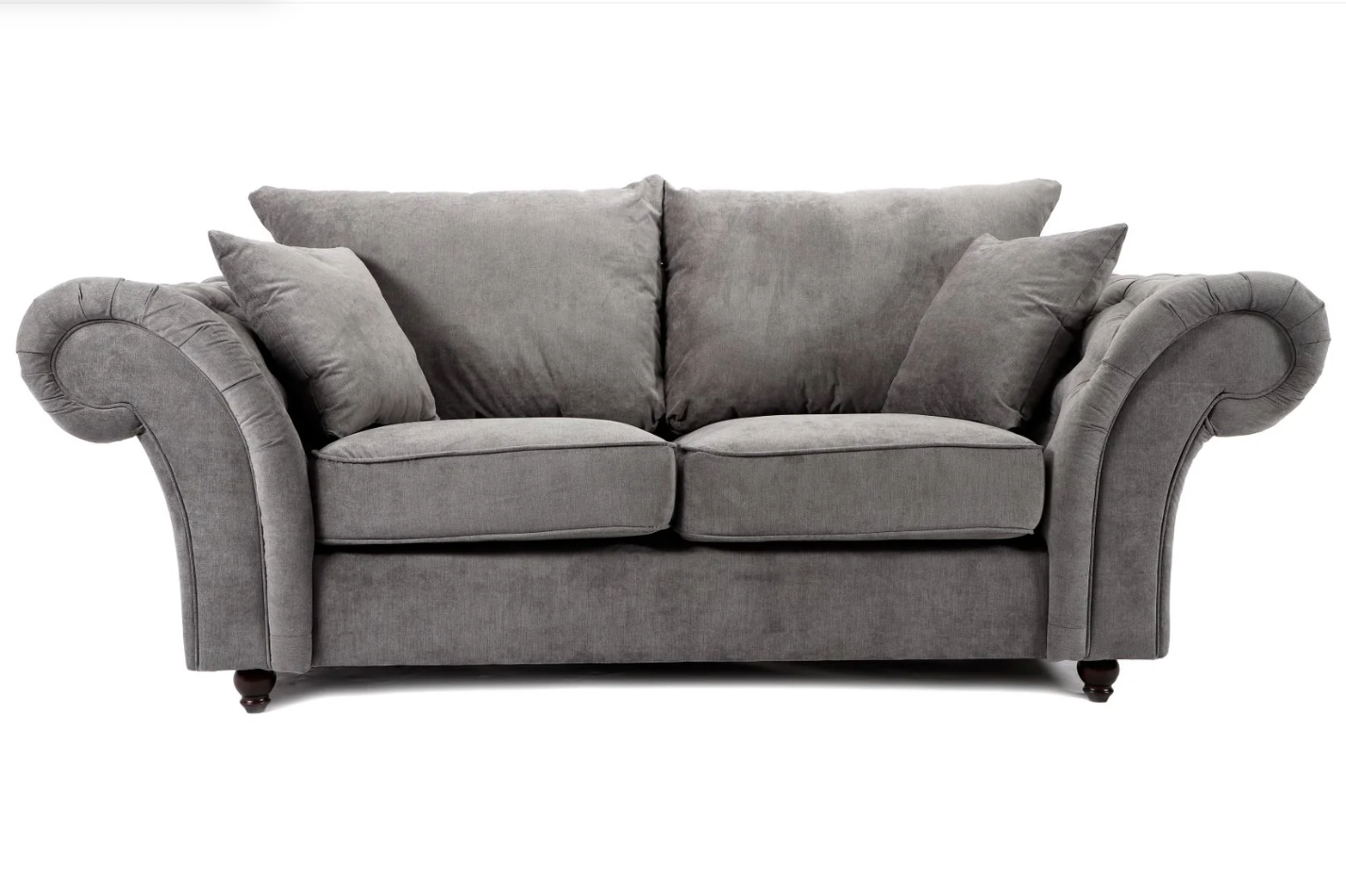 Windsor Full Back 2 Seater Sofa Grey