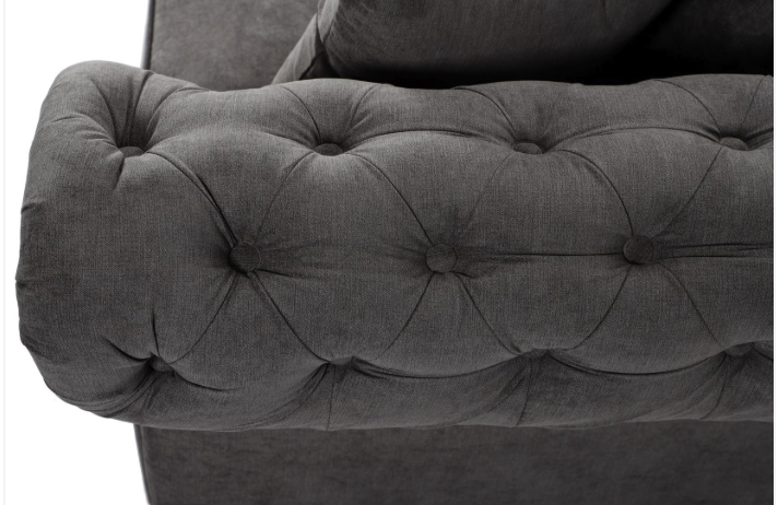Windsor Full Back 2 Seater Sofa Grey