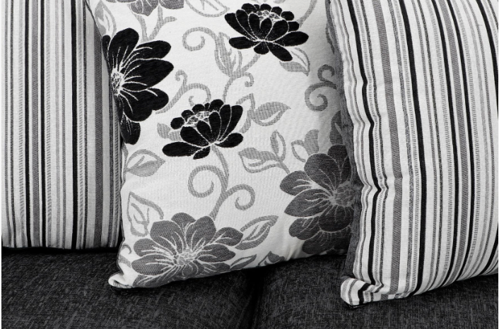 Matinee 2 Seater Sofa Black/Grey Carlton