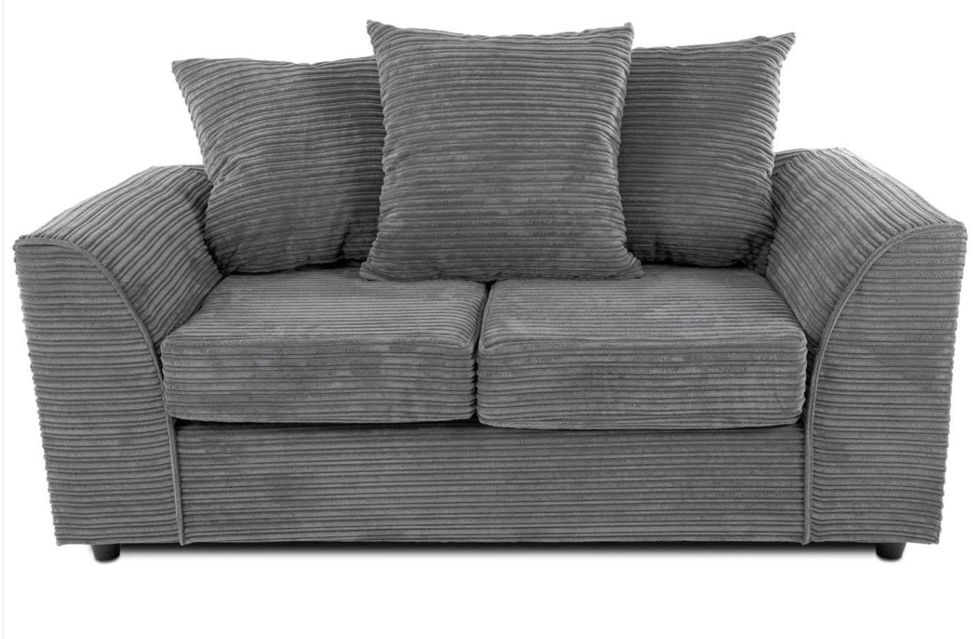 Byron 2 Seater Sofa Grey Cord