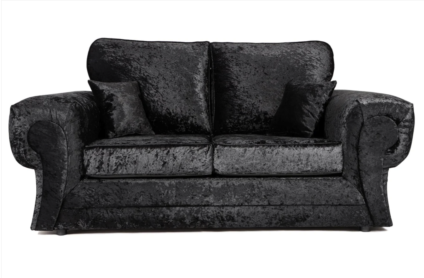Tangent 2 Seater Sofa Black Shimmer