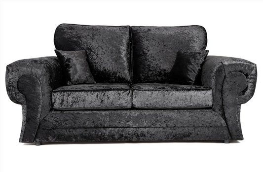Tangent 2 Seater Sofa Black Shimmer