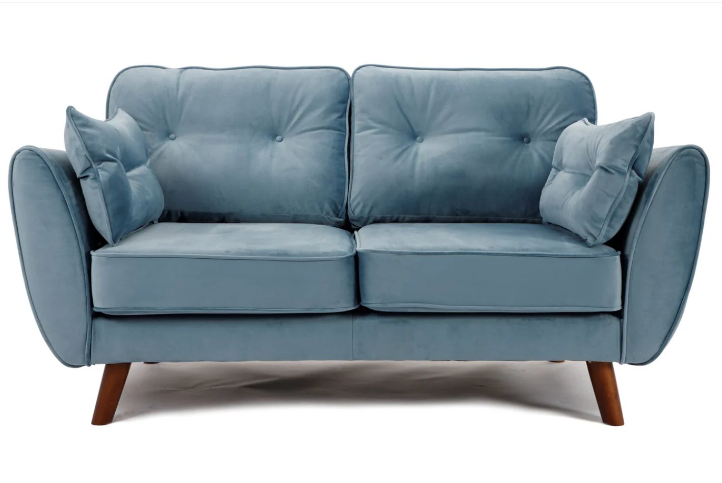 Zinc 2 Seater Sofa Plush Sky