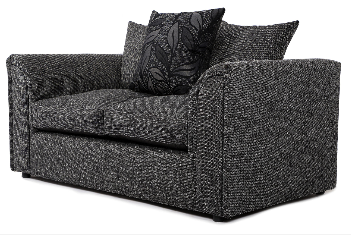 Byron 2 Seater Sofa Black Dundee