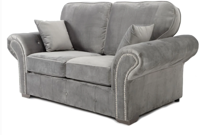 Oakland 2 Seater Sofa Plush Grey