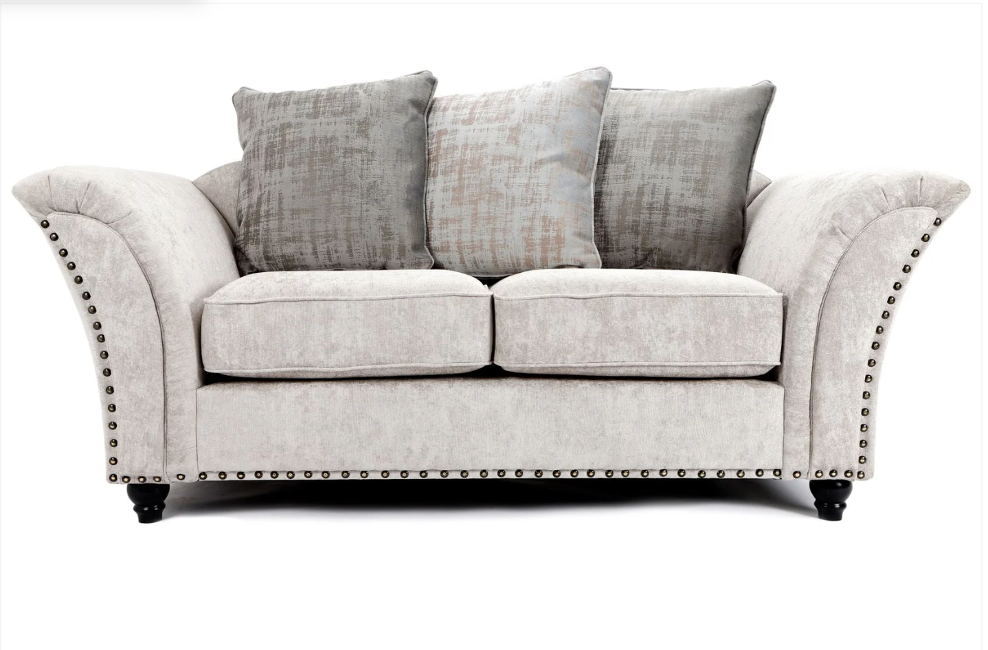 Cambridge Scatter Back 2 Seater Sofa Alaska Silver