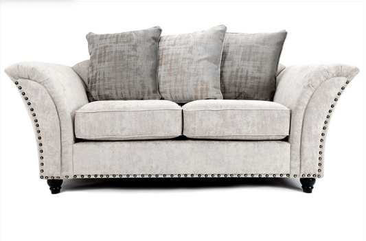Cambridge Scatter Back 2 Seater Sofa Alaska Silver