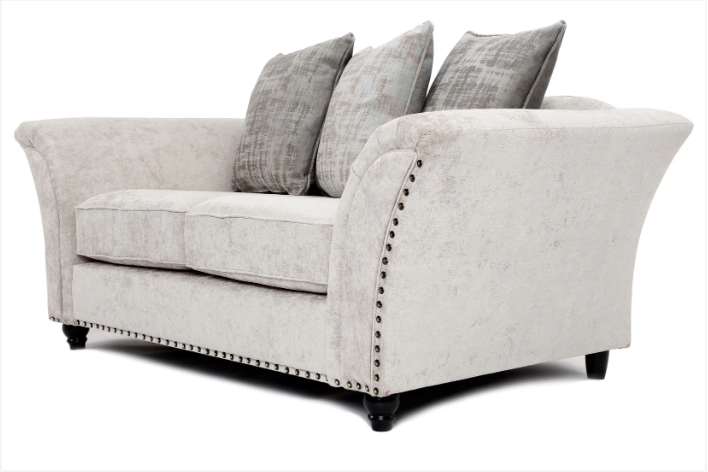 Cambridge Scatter Back 2 Seater Sofa Alaska Silver