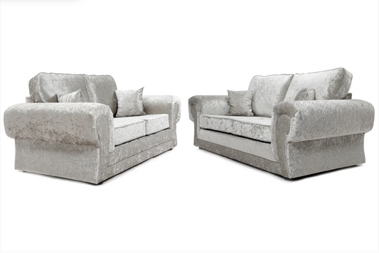 Tangent 3 + 2 Seater Sofa Shimmer Silver