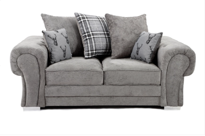 Verona Scatter Back 3+2 Seater Sofa Set Grey