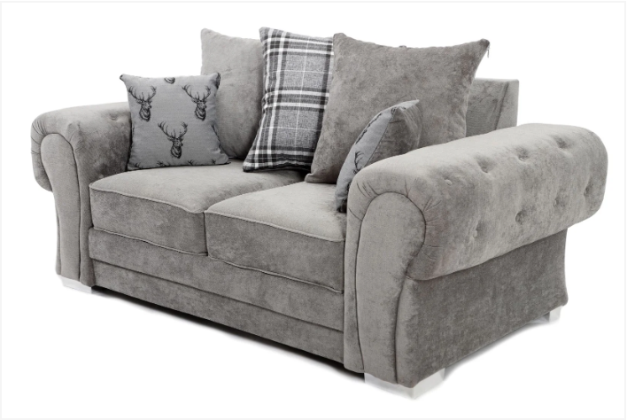 Verona Scatter Back 3+2 Seater Sofa Set Grey