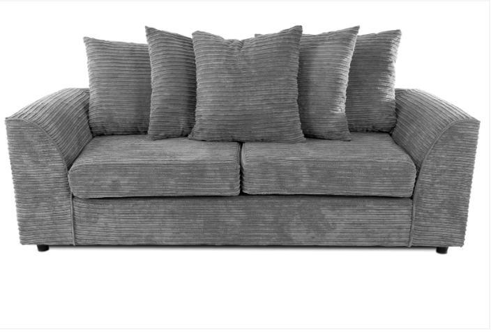 Byron 3 + 2 Seater Sofa Grey Cord