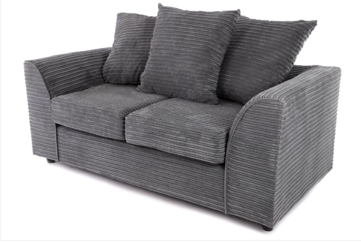 Byron 3 + 2 Seater Sofa Grey Cord
